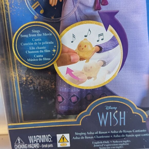 NWT Disney Wish Film Singing Asha Roses Doll Star Mattel Holiday Christmas Gift - Picture 5 of 12